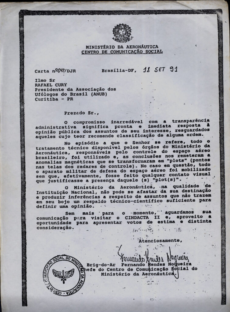 Arquivos Secretos do Brasil: O Que os Documentos Desclassificados Revelam Sobre OVNIs e Fenômenos Anômalos? 6 a noite oficial dos ovnis