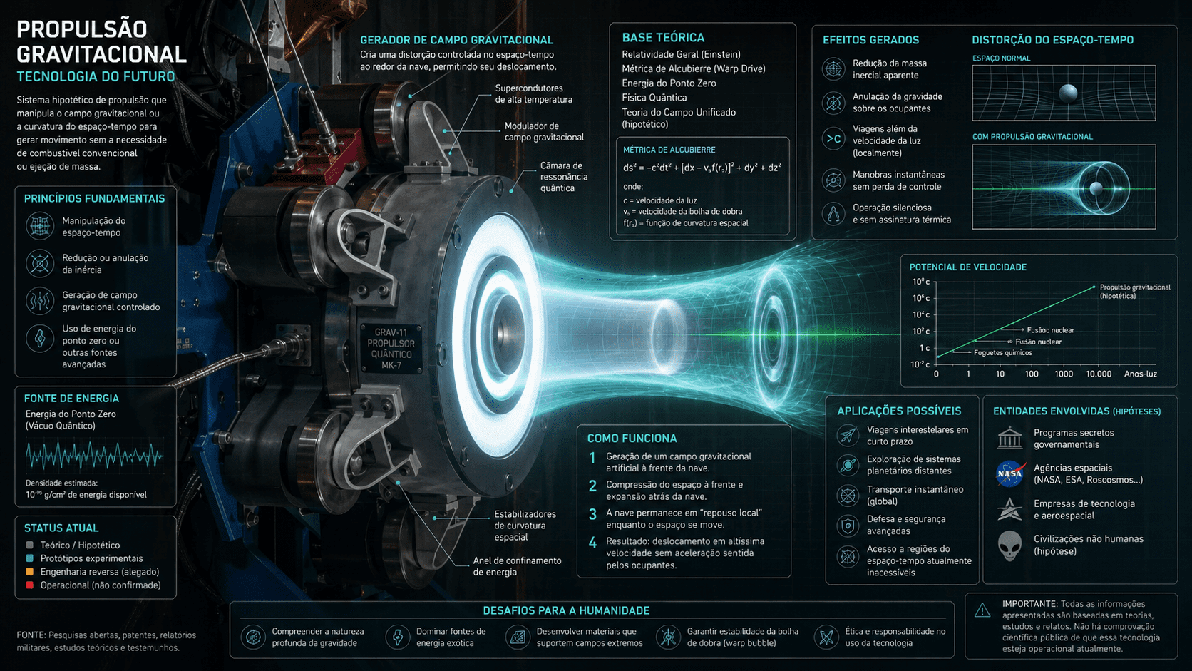 Propulsão Gravitacional: os Segredos, a Ciência, os UAPs e as Tecnologias que Podem Revolucionar a Humanidade 1 propulsao gravitacional