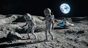 As Teorias de Extraterrestres na Lua, Infraestruturas Ocultas e Anomalias Históricas 4 Alienígenas na lua